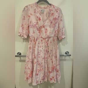 Flower pink dress